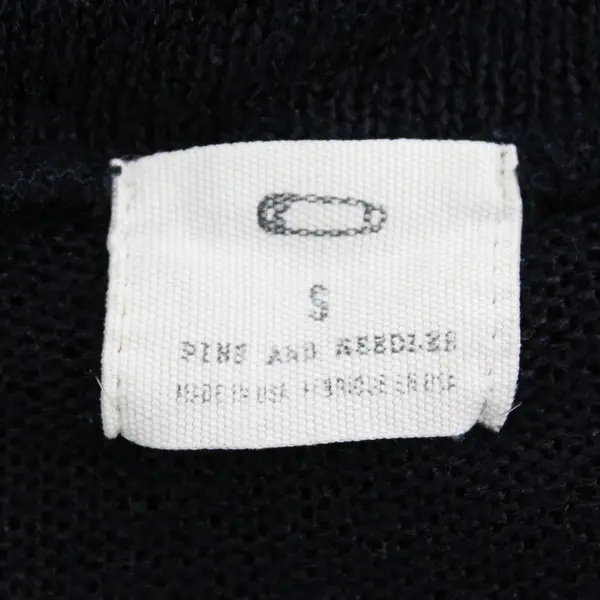 Pins And Needles Solid Black Knit Long Sleeve Cardigan Top Women's Size S