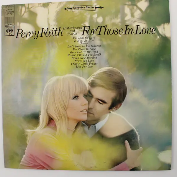 Percy Faith His Orchestra & Chorus For Those In Love 12" Vinyl Record 