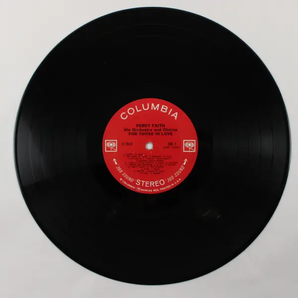 Percy Faith His Orchestra & Chorus For Those In Love 12" Vinyl Record 