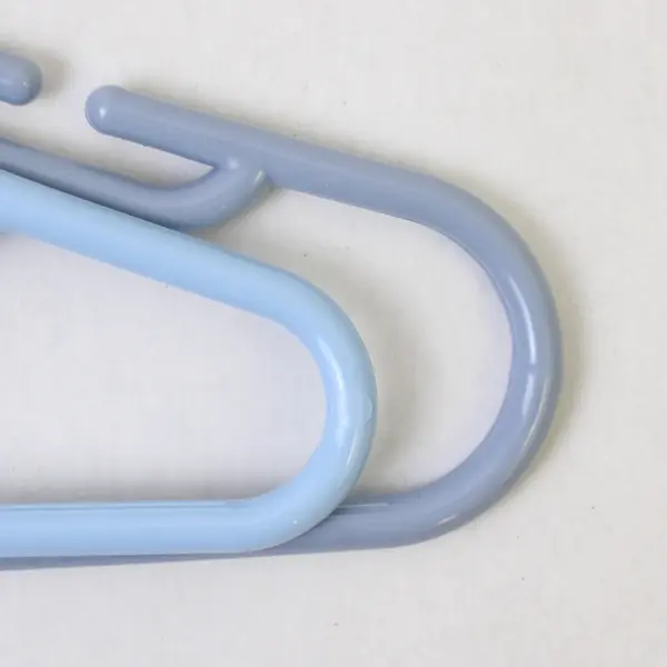 Mixed Lot of 10 Light Blue Plastic Kids Clothes Hangers