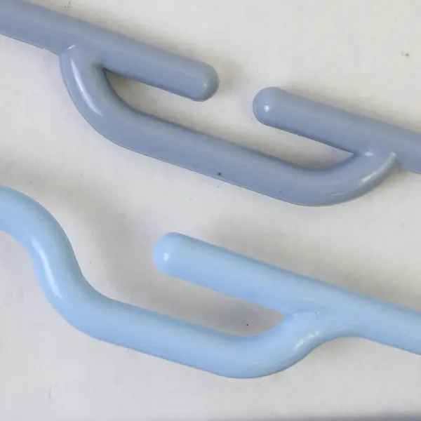 Mixed Lot of 10 Light Blue Plastic Kids Clothes Hangers
