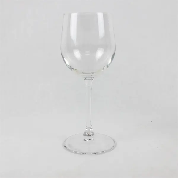 Lot Of 3 Bormioli  Clear Glass Stemmed Wine Glasses 8.25" Tall