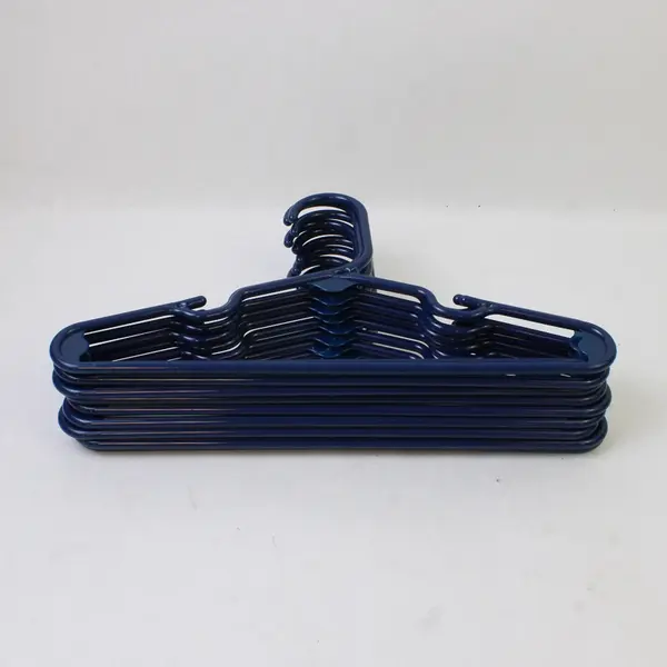 Mixed Lot of 10 Navy Blue Plastic Kids Clothes Hangers