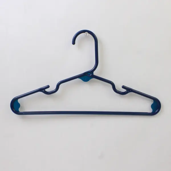 Mixed Lot of 10 Navy Blue Plastic Kids Clothes Hangers