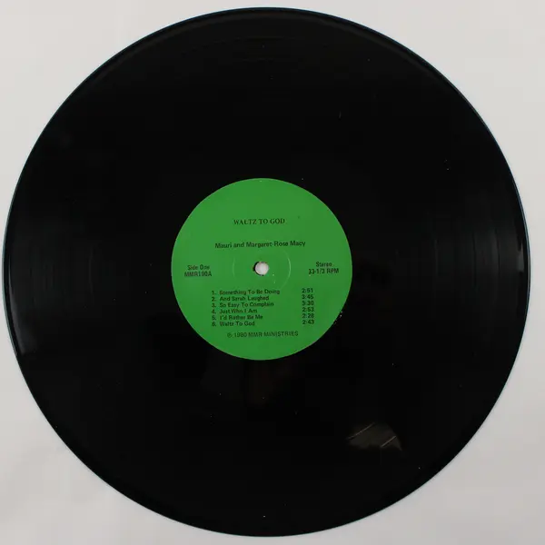 Mauri and Margaret-Rose Macy Waltz To God 12" Vinyl Record