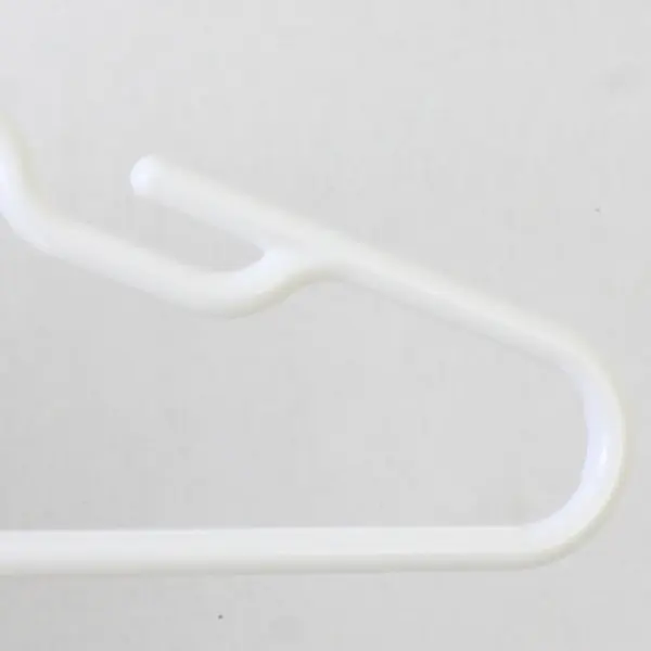 Mixed Lot of 10 White Plastic Kids Clothes Hangers Closet Storage