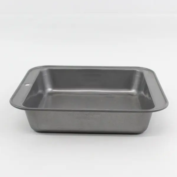 8x8 Non-Stick Square Brownie Cake Pan Silver