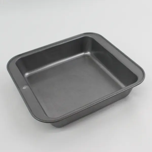 8x8 Non-Stick Square Brownie Cake Pan Silver
