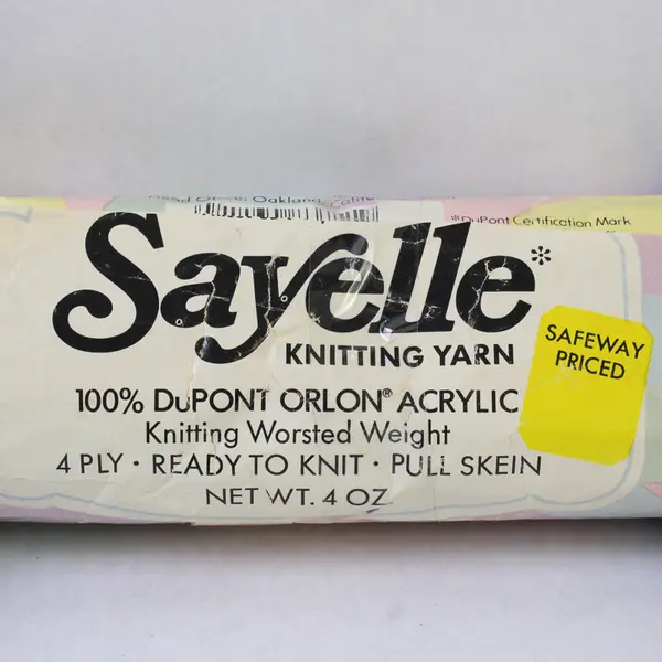 Lot of 2 Skeins of Knitting Yarn, Royal Blue and Paler Blue Hue, New 