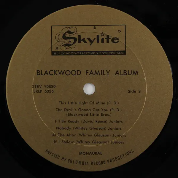 Blackwood Family Album 12" Vinyl Record