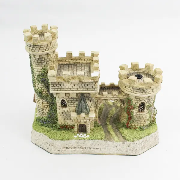 1994 John Hine Studios David Winter Cottages The Guardian Gate W/ Box COA