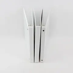 Lot of 3 White 1/2-Inch 3-Ring Binders School Office Supplies