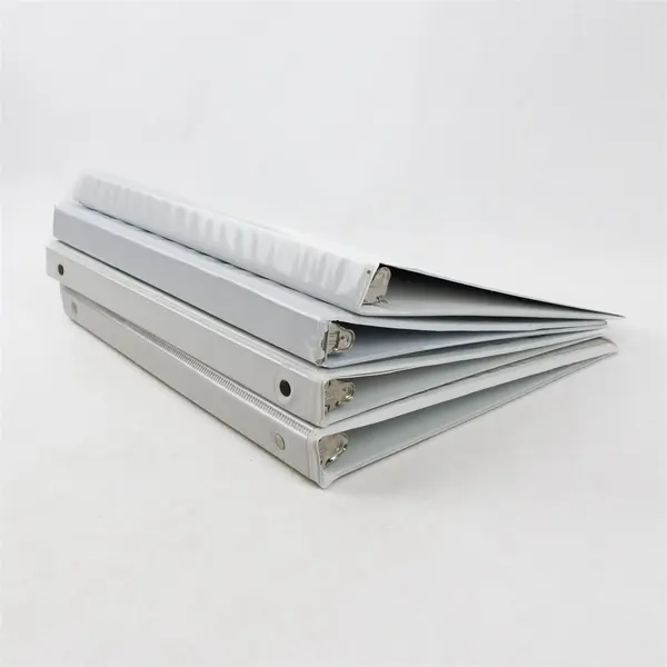 Lot of 3 White 1/2-Inch 3-Ring Binders School Office Supplies