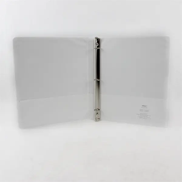 Lot of 3 White 1/2-Inch 3-Ring Binders School Office Supplies