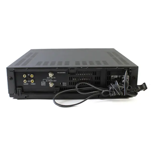 LXI 4-Head VCR Model 580.53448290 Black Vintage VCR Untested AS-IS