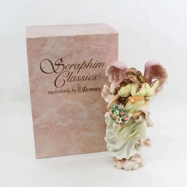 1997 Roman  Inc. Seraphim Classics CHLOE Nature's Gift Angel W/ Box COA