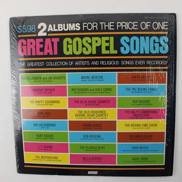Great Gospel Songs 2 Albums 12" Vinyl Record
