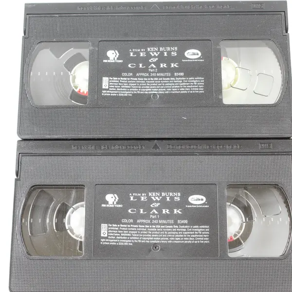 Lewis & Clark 2-Tapes VHS Set by PBS Home Video - 1997 Ken Burns Documentary
