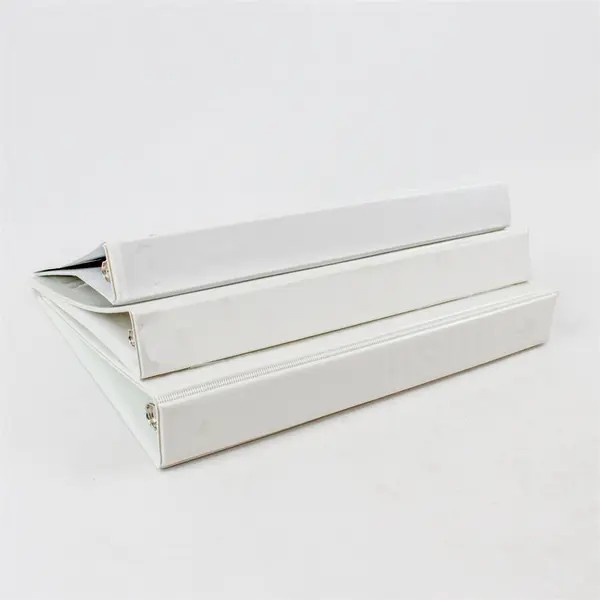 Lot of 3 White 1-Inch 3-Ring Binders Office School Supplies