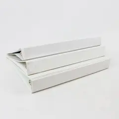 Lot of 3 White 1-Inch 3-Ring Binders Office School Supplies