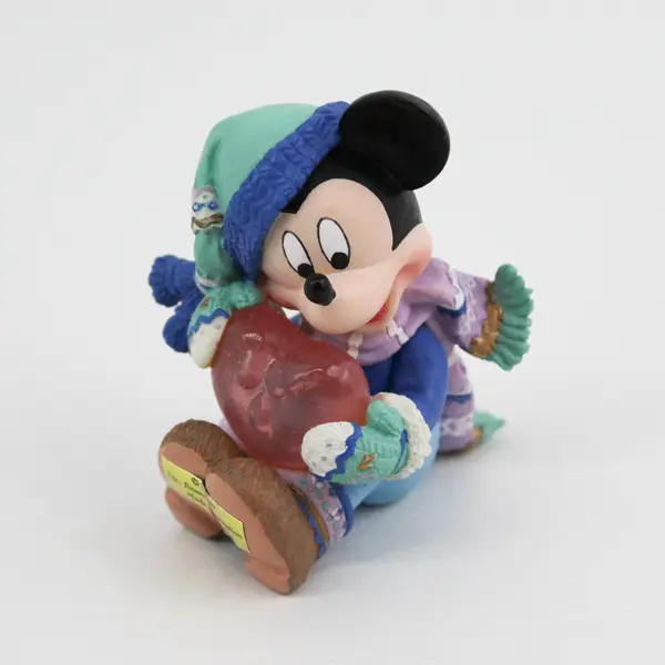 Enesco Disney Mickey & Co. You Melt My Heart Mickey Mouse Christmas Figurine