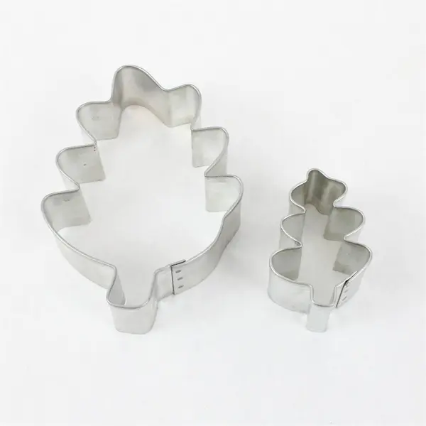 Mixed Lot of 9 Metal Cookie Cutters Varied Shapes