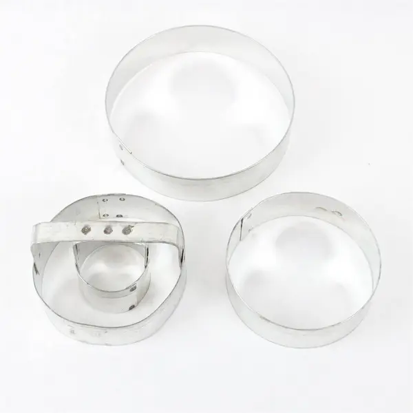 Mixed Lot of 9 Metal Cookie Cutters Varied Shapes