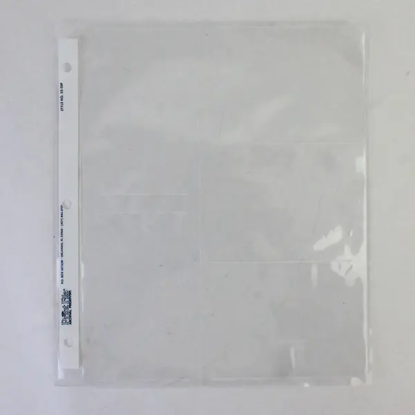 Lot of 47 Assorted Storage Pockets for Binder Cards Coins Stamps