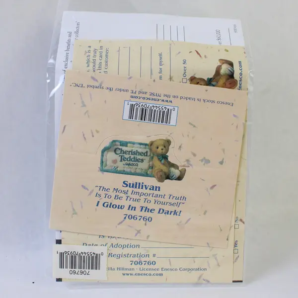 Cherished Teddies By Enesco "... Be True To Yourself" 2000 Sullivan 706760