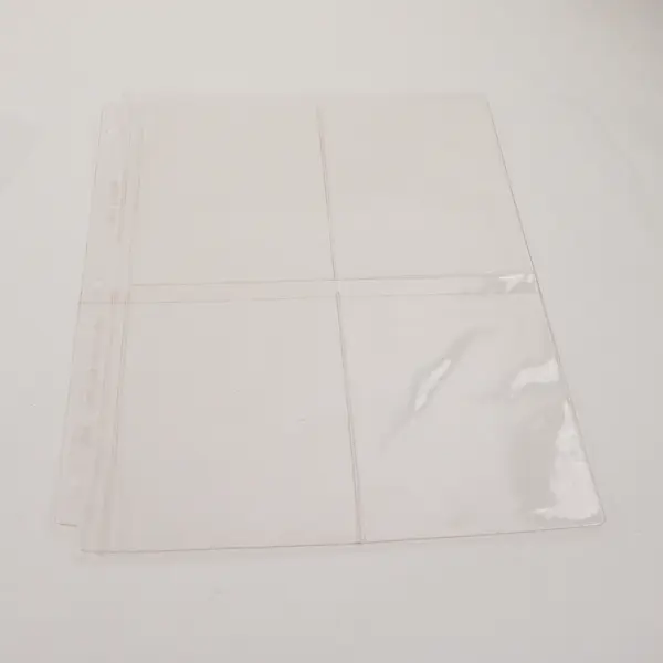 Lot of 61 Assorted Storage Pockets for Binder Cards Coins Stamps