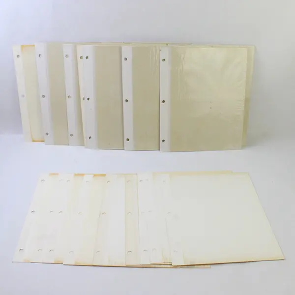 Lot of 44 Photo Album Refill Pages 11x9 Scrapbook Sleeves