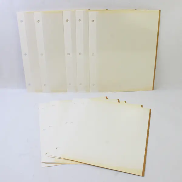 Lot of 44 Photo Album Refill Pages 11x9 Scrapbook Sleeves