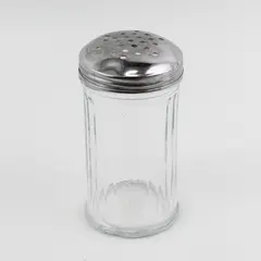 Vintage Libbey of Canada Clear Ribbed Glass Parmesan Cheese Shaker