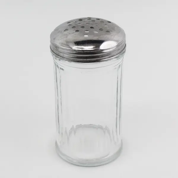 Vintage Libbey of Canada Clear Ribbed Glass Parmesan Cheese Shaker