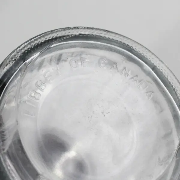 Vintage Libbey of Canada Clear Ribbed Glass Parmesan Cheese Shaker