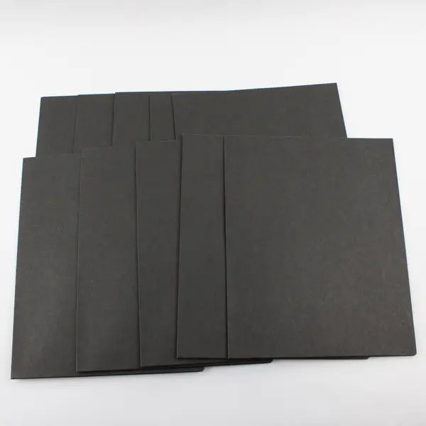 Lot of 10 Staples Black Cardstock One-Pocket Folders 