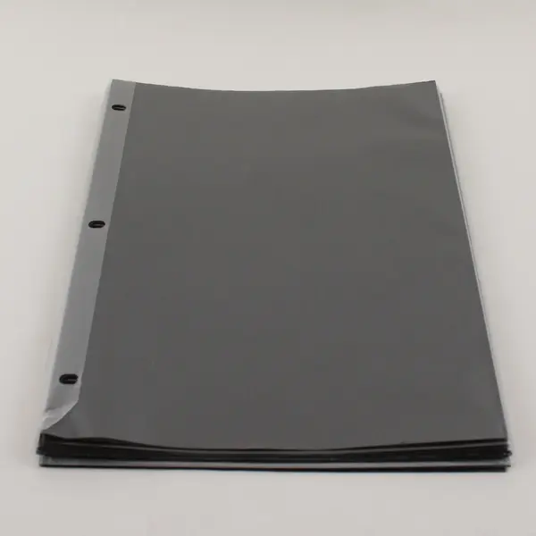 Lot of 19 Black Report Covers w/Clear Front 8.5x11