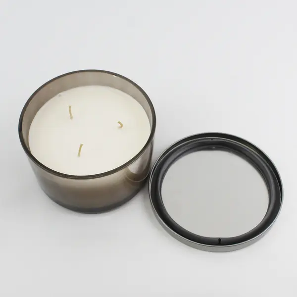 Pier 1 Imports Vintage Linens 3-Wick Scented Candle Glass Jar 14oz  New, No Box