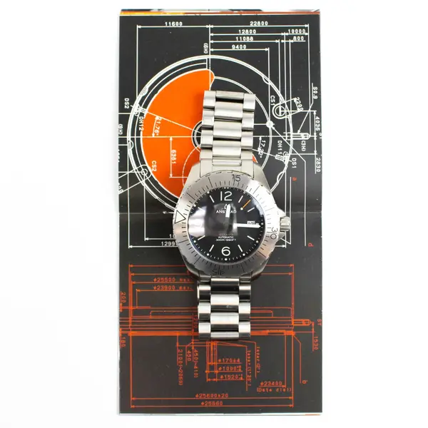 Anstead Oceanis Stainless Steel Sapphire Crystal Watch Water Resistant 300m