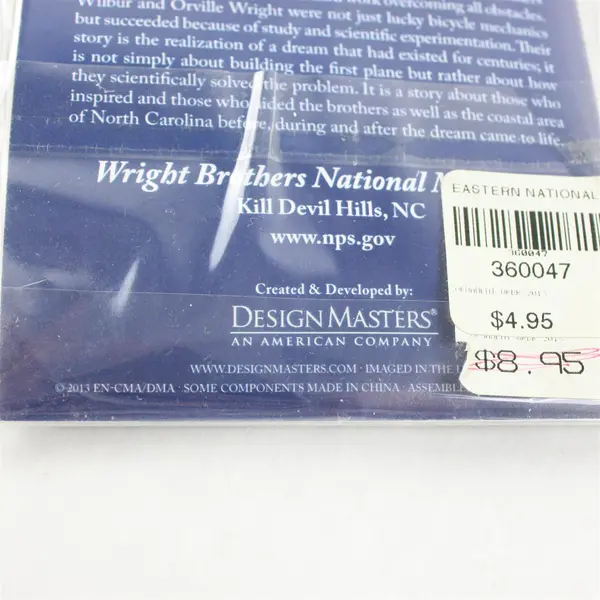 2013  Gold Framed Wright Brothers National Monument 3" Ornament