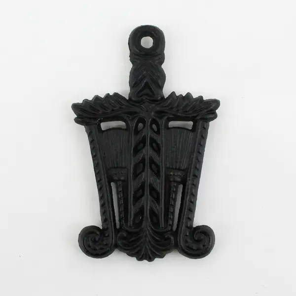 Vintage Griswold Grain & Tassel Cast Iron Folk Art Trivet 5"