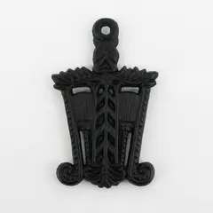 Vintage Griswold Grain & Tassel Cast Iron Folk Art Trivet 5"
