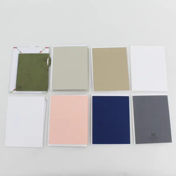 Lot of 10 Charming Unique Handmade Die-Cut Notecards with Envelopes