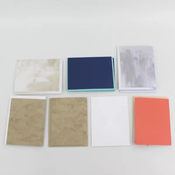 Lot of 10 Unique Charming Handmade Die-Cut Notecards with Envelopes