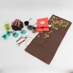 Lot of 17 Our Generation Doll Camping Accessories