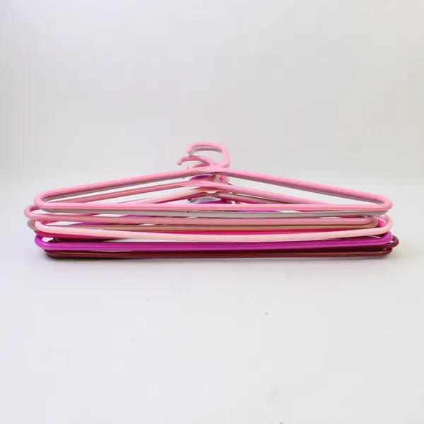 Mixed Lot of 10 Pink Plastic Pants Rod Clothes Hangers