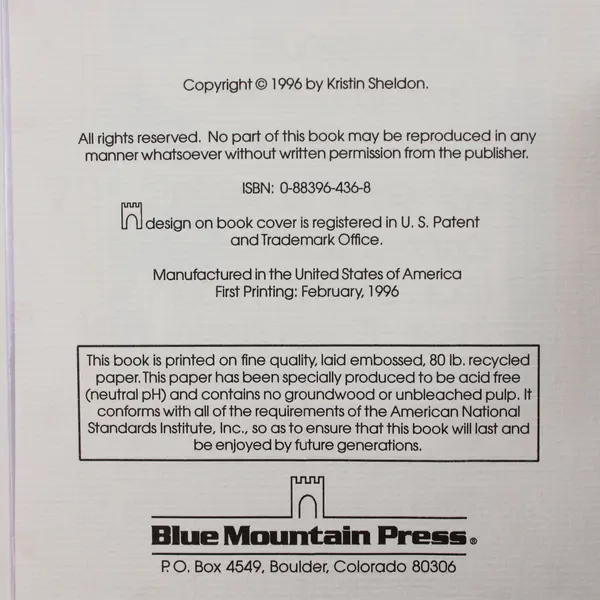 Light a Candle by Kristin Sheldon  1996, Hardcover