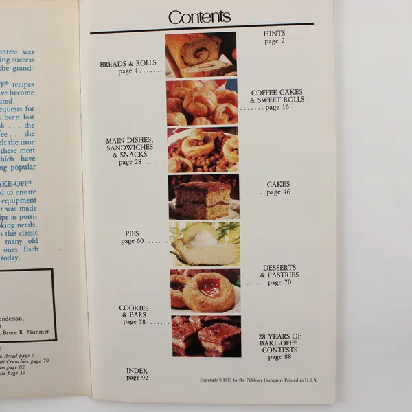 Pillsbury Bake-Off Classics Cookbook Favorite Winners from 28 Years (1979)