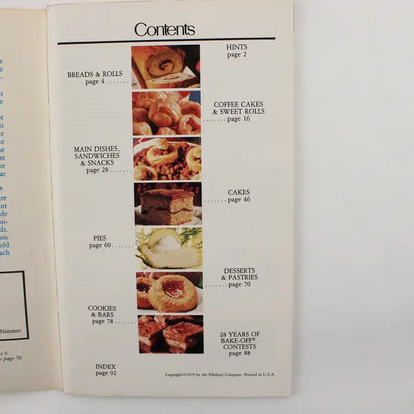Pillsbury Bake-Off Classics Cookbook Favorite Winners from 28 Years (1979)