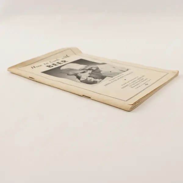 How to Cook With Beer Recipes Booklet by United States Brewers Foundation